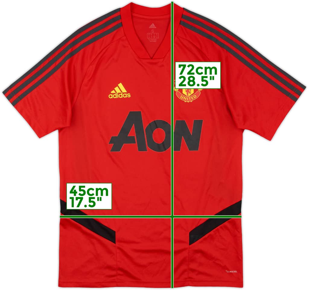 2019-20 Manchester United adidas Training Shirt - 8/10 - (S)