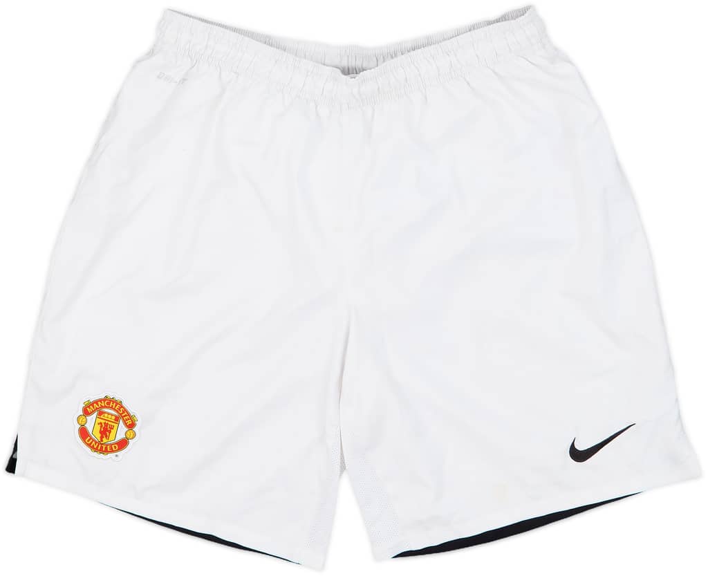 2013-14 Manchester United Home Shorts - 7/10 - (XL)