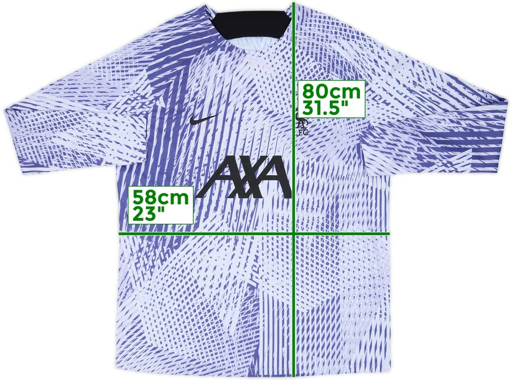 2022-23 Liverpool Nike Training L/S Shirt - 9/10 - (XL)