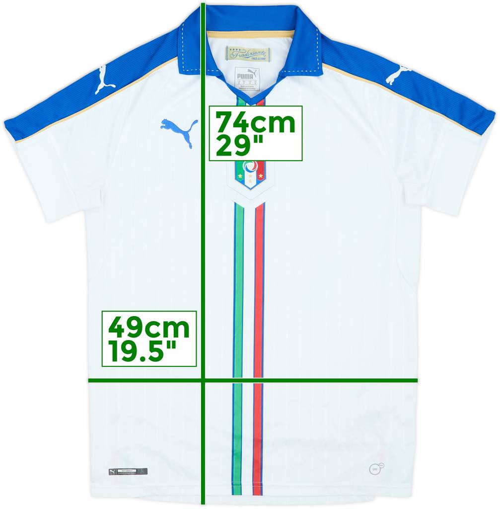 2016-17 Italy Away Shirt - 8/10 - (M)
