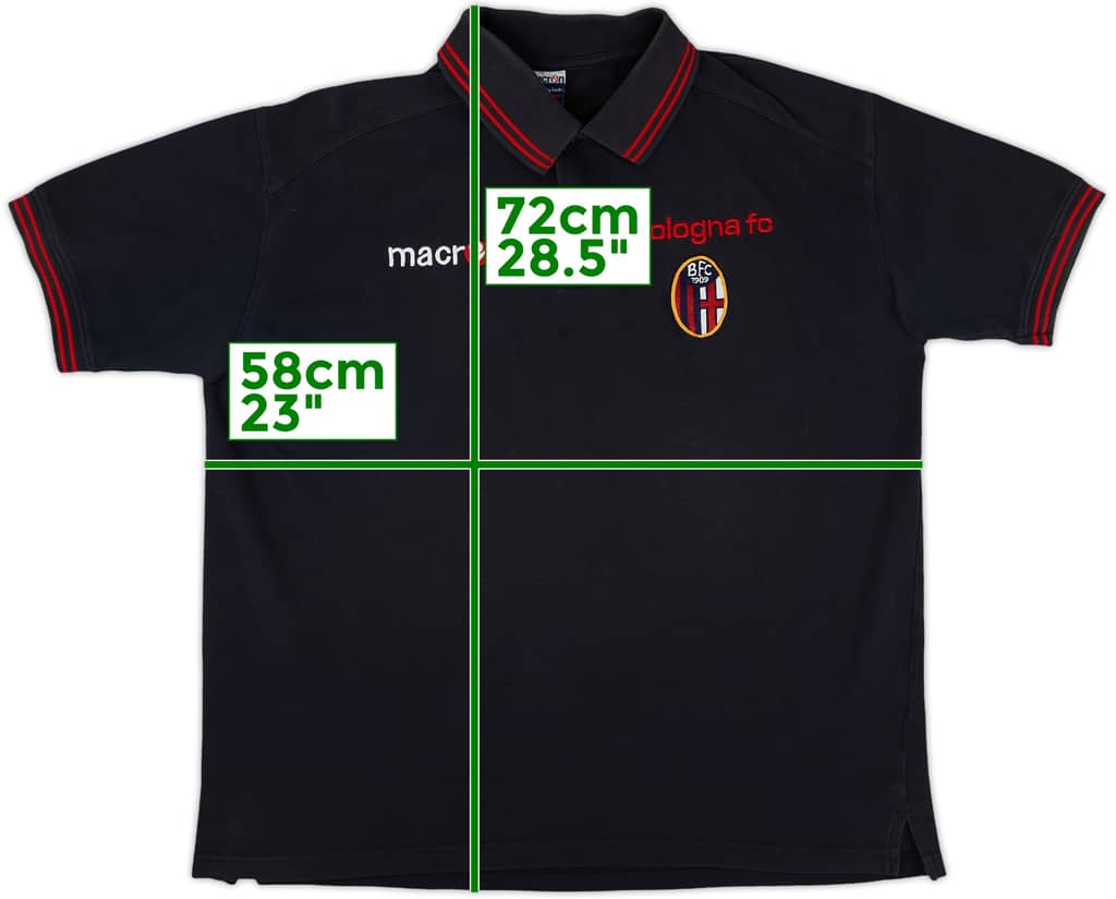 2005-06 Bologna Macron Polo Shirt - 8/10 - (XXL)