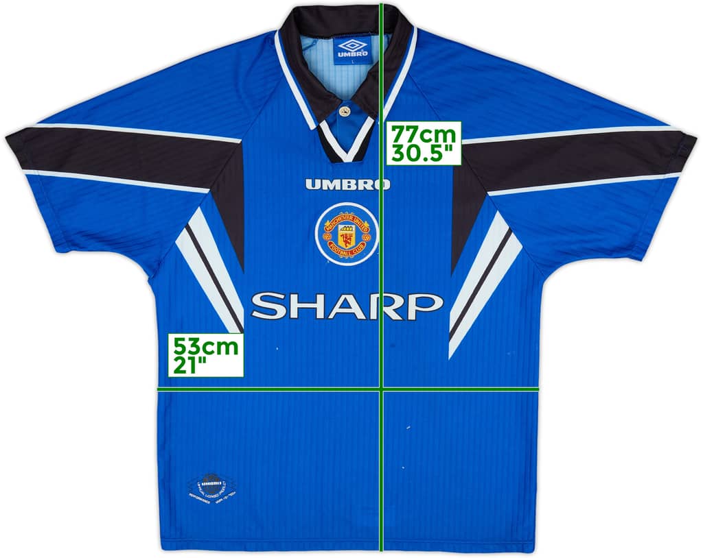 1996-98 Manchester United Third Shirt - 5/10 - (L)