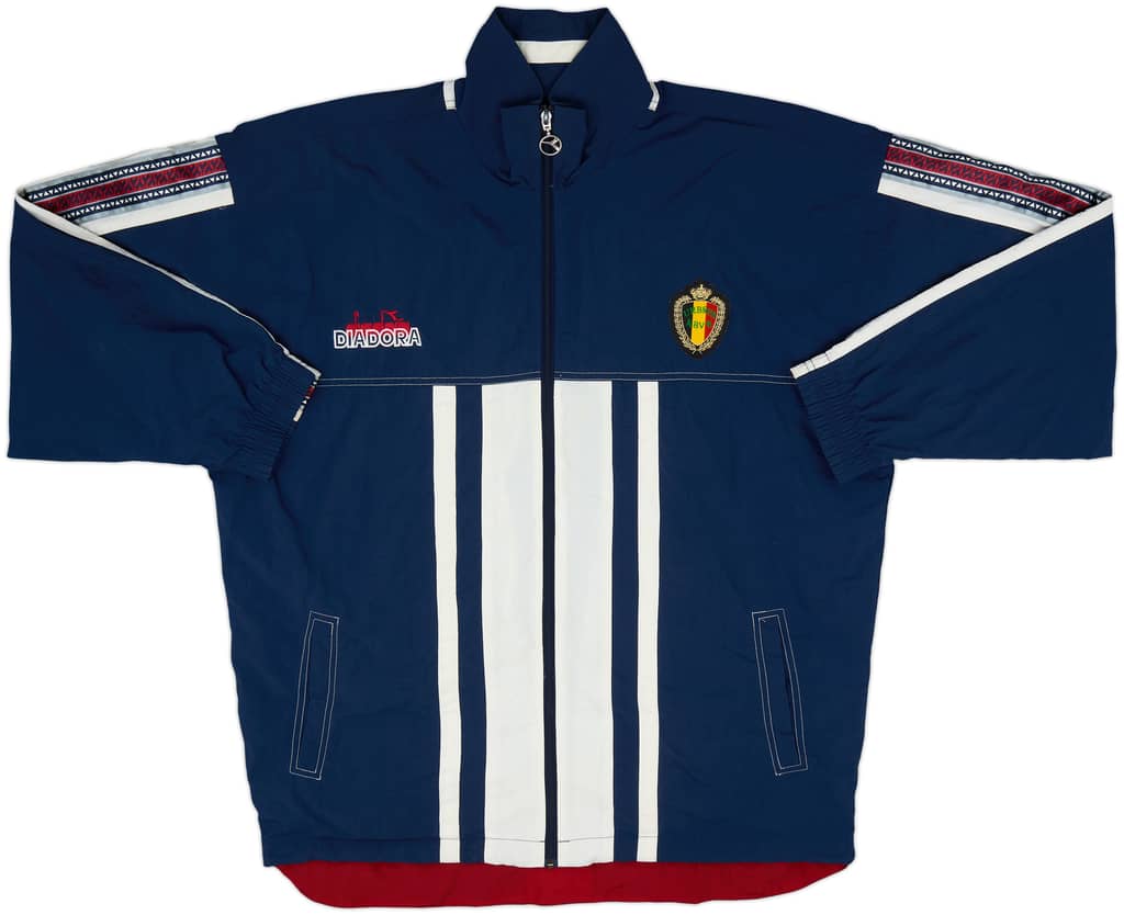 1994-95 Belgium Diadora Track Jacket - 9/10 - (XL)
