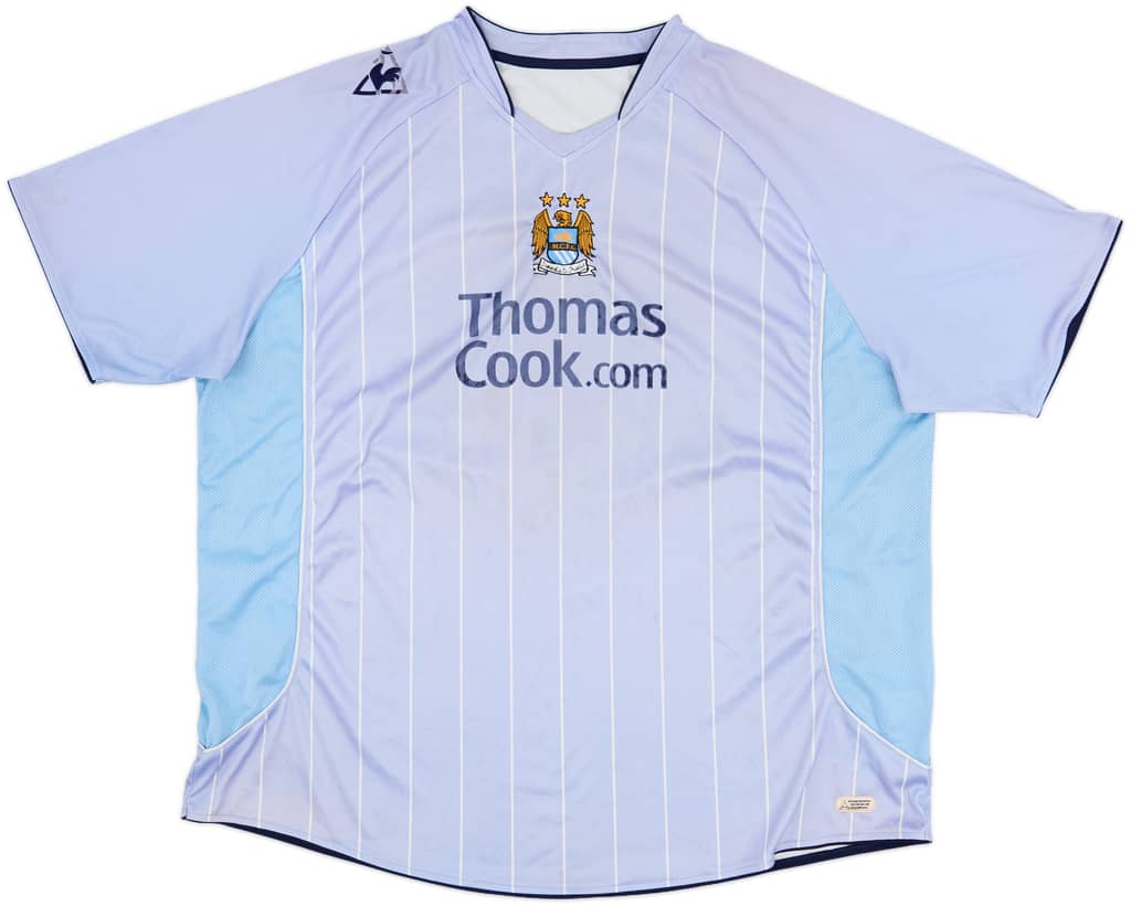 2007-08 Manchester City Home Shirt - 4/10 - (4XL)