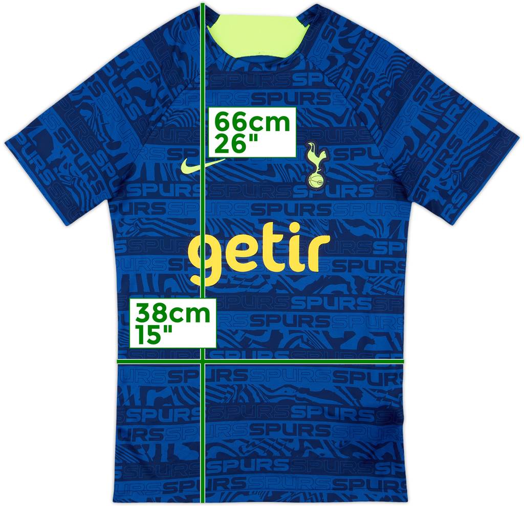 2021-22 Tottenham Hotspur Nike Training Shirt - 9/10 - (XS)