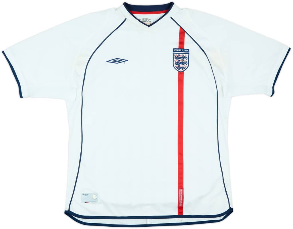 2001-03 England Home Shirt - 5/10 - (XL)