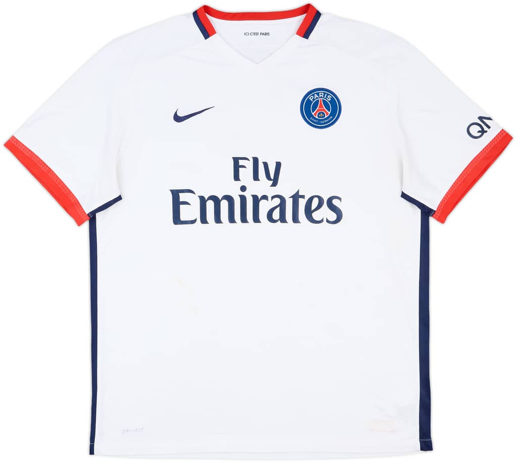 2015-16 Paris Saint-Germain Away Shirt - 5/10 - (XL)