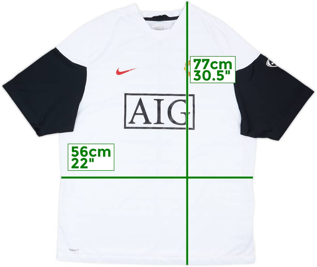 2009-10 Manchester United Nike Training Shirt - 8/10 - (XL)