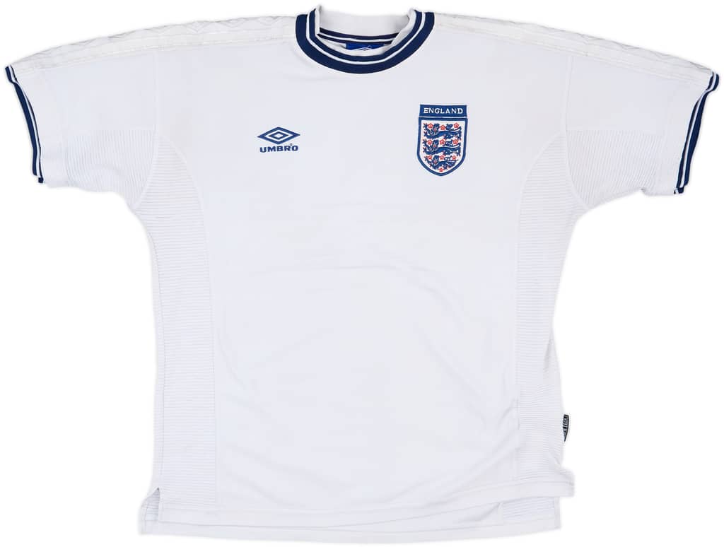 1999-01 England Home Shirt - 4/10 - (L)