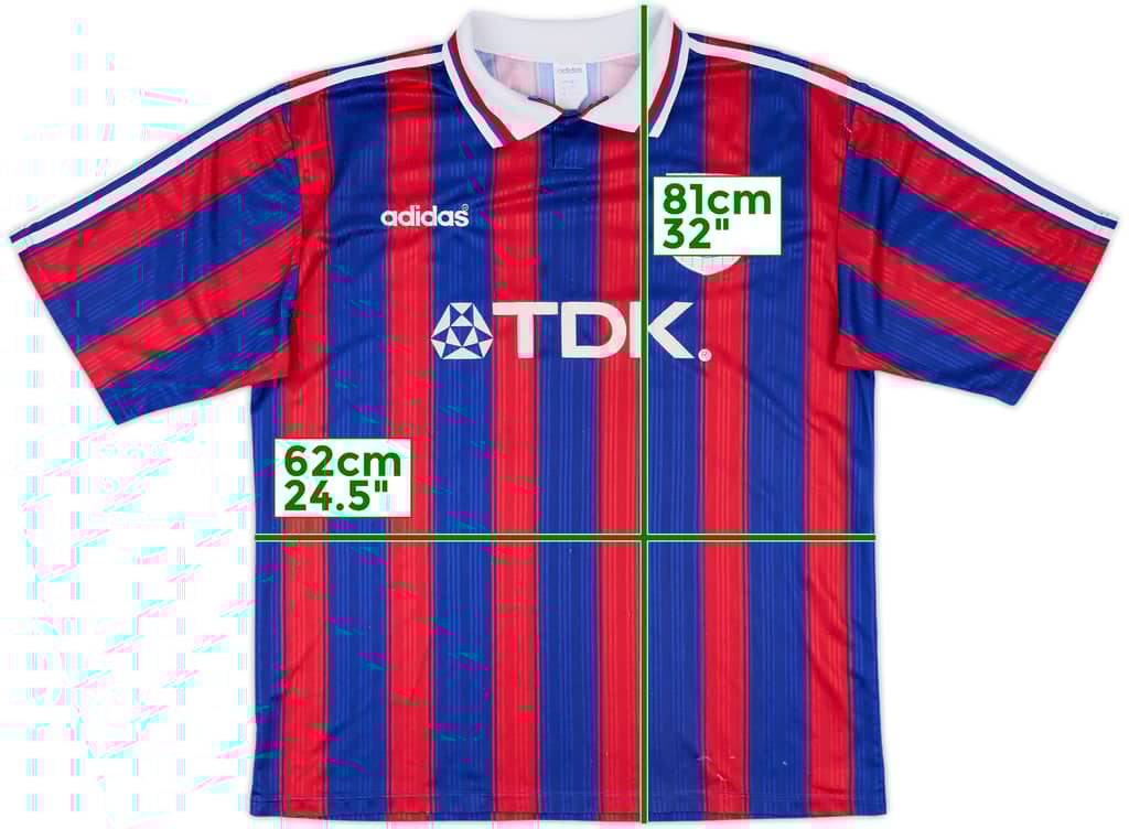 1996-98 Crystal Palace Home Shirt - 5/10 - (XXL)