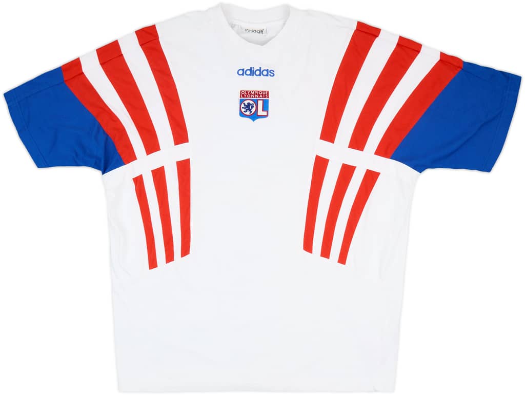 1996-97 Lyon adidas Training Shirt - 9/10 - (XXL)