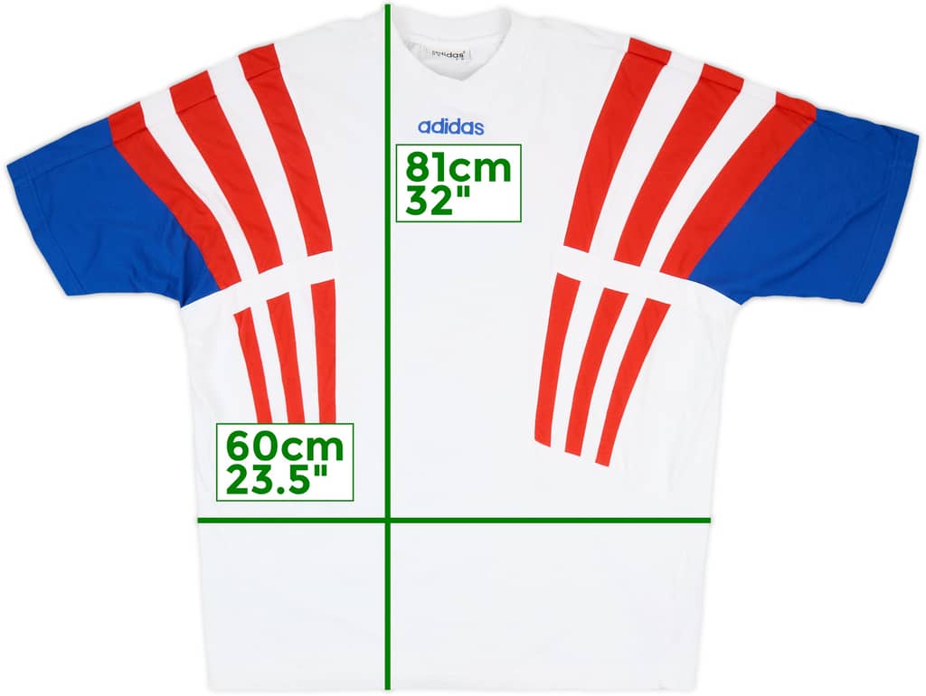 1996-97 Lyon adidas Training Shirt - 9/10 - (XXL)