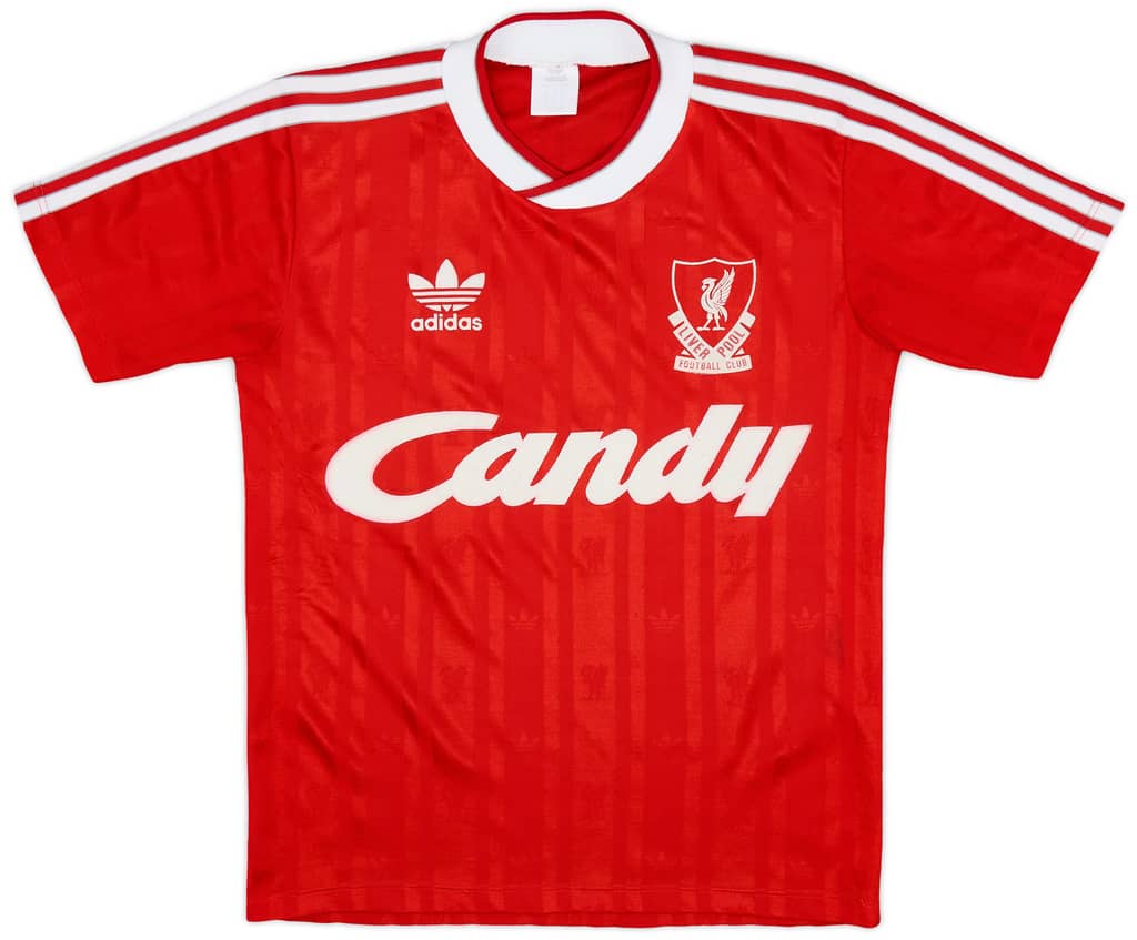 1988-89 Liverpool Home Shirt - 9/10 - (S)