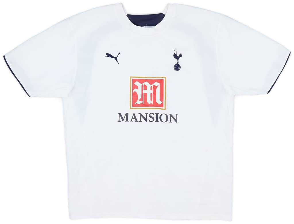 2006-07 Tottenham Home Shirt Lennon #25 - 4/10 - (XL.Boys)