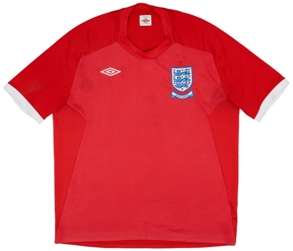 2010-11 England 'South Africa' Away Shirt - 5/10 - (XL)