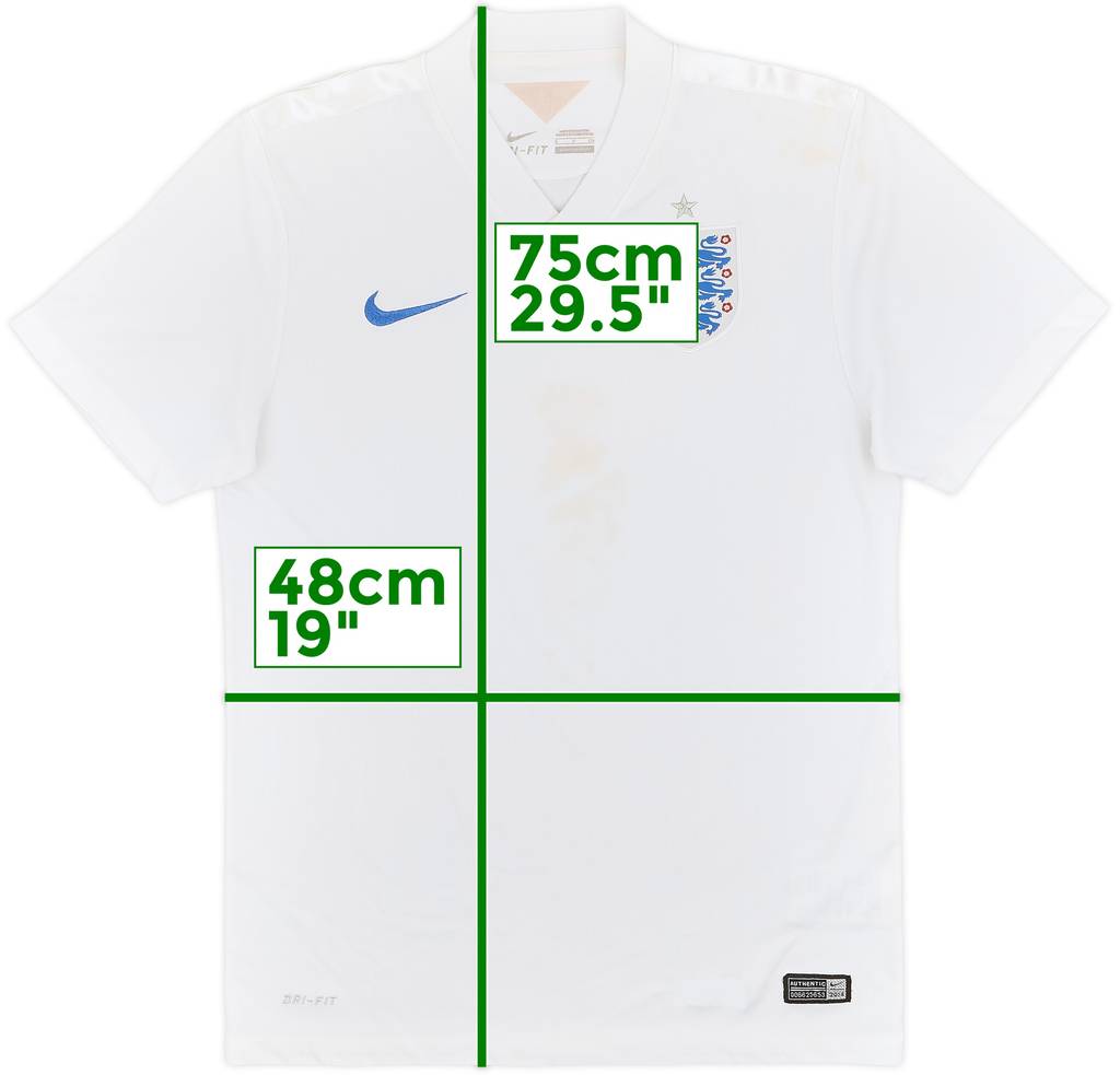 2014-15 England Home Shirt - 5/10 - (S)