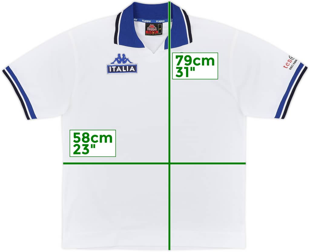 1999-00 Italy Kappa Polo Shirt - 8/10 - (L)