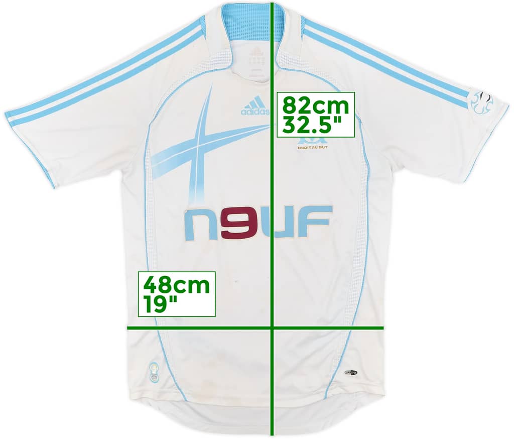 2006-07 Olympique Marseille Home Shirt - 5/10 - (M)