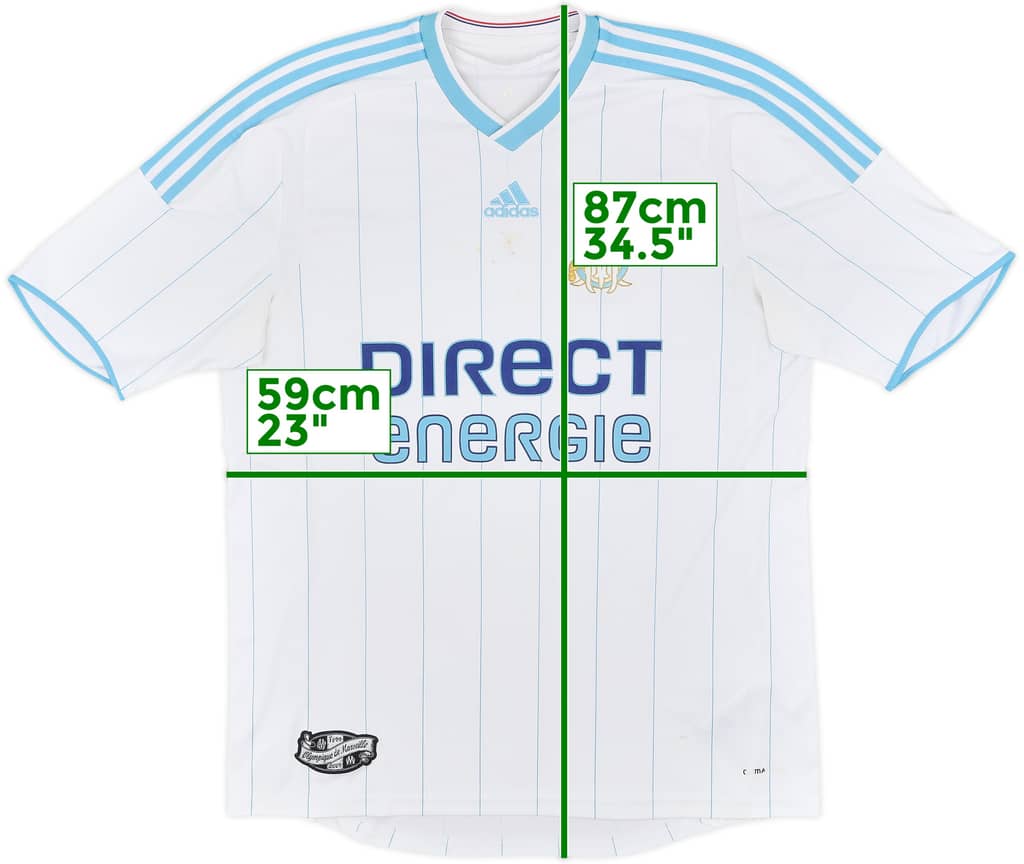 2009-10 Olympique Marseille Home Shirt - 5/10 - (XL)