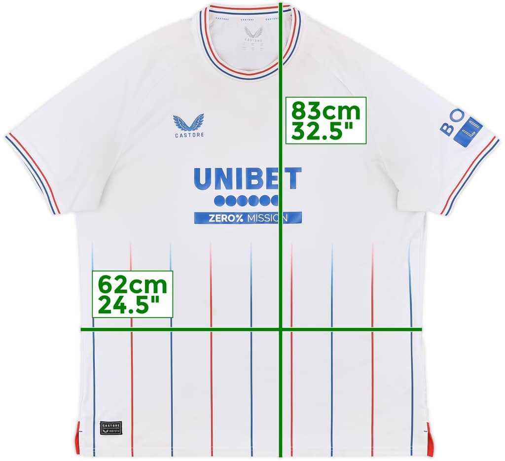 2023-24 Rangers Away Shirt - 6/10 - (XXL)