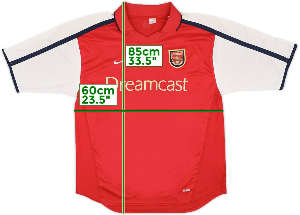 2000-02 Arsenal Home Shirt - 5/10 - (XL)