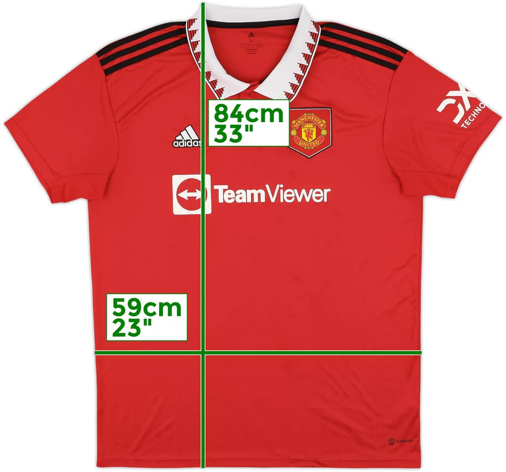 2022-23 Manchester United Home Shirt - 5/10 - (XL)