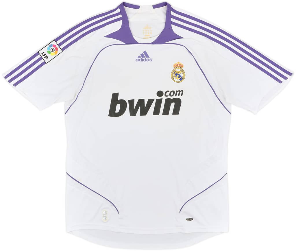 2007-08 Real Madrid Home Shirt - 6/10 - (L)