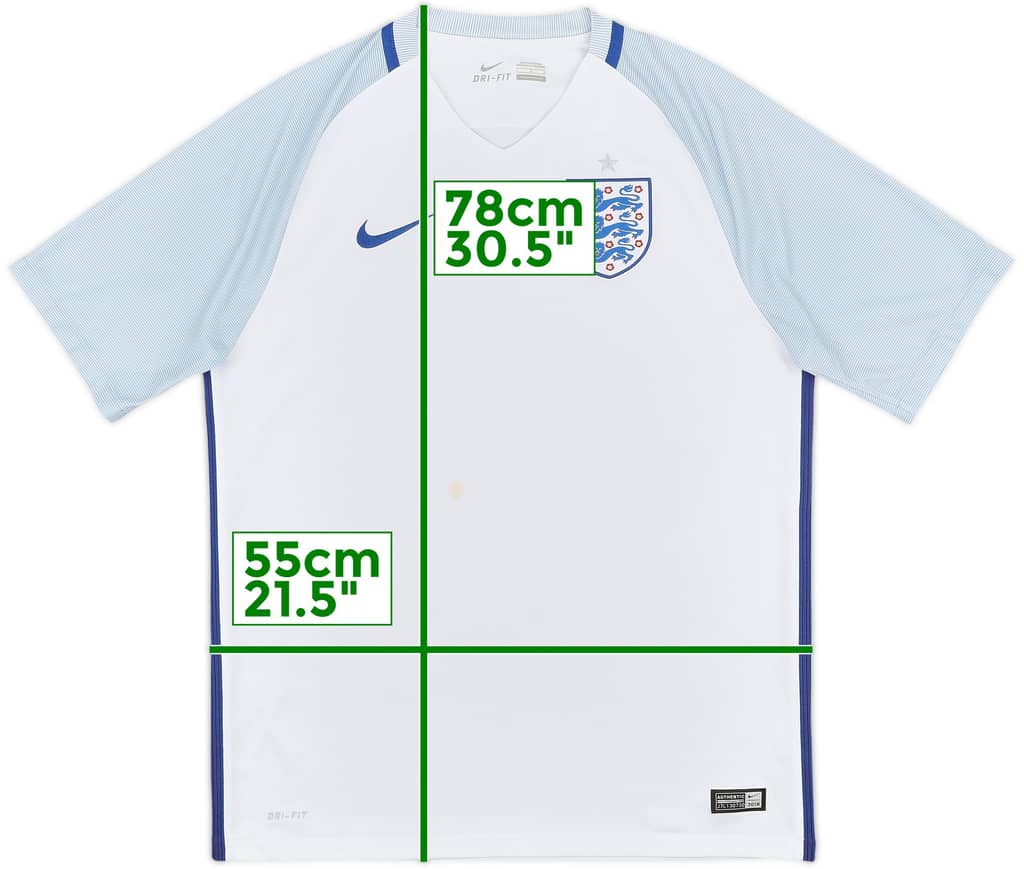 2016-17 England Home Shirt - 5/10 - (L)