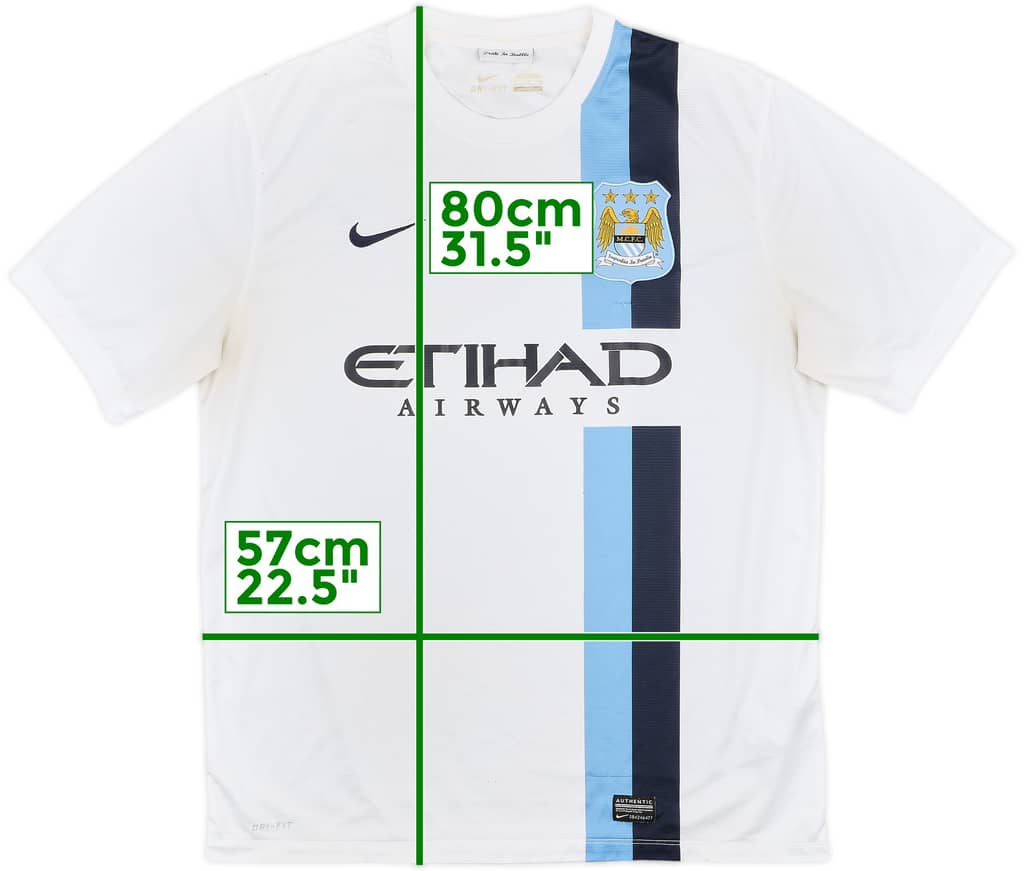 2013-14 Manchester City Third Shirt - 5/10 - (XL)
