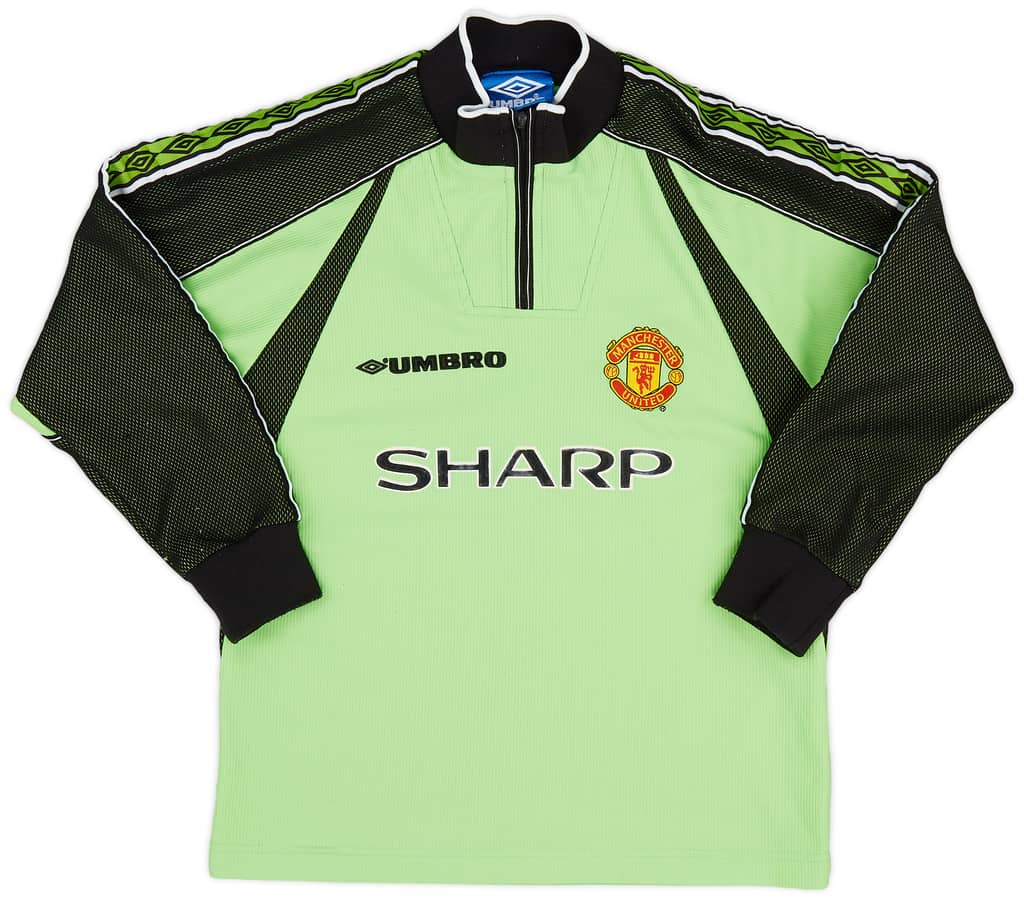 1998-99 Manchester United GK Shirt - 8/10 - (S.Boys)
