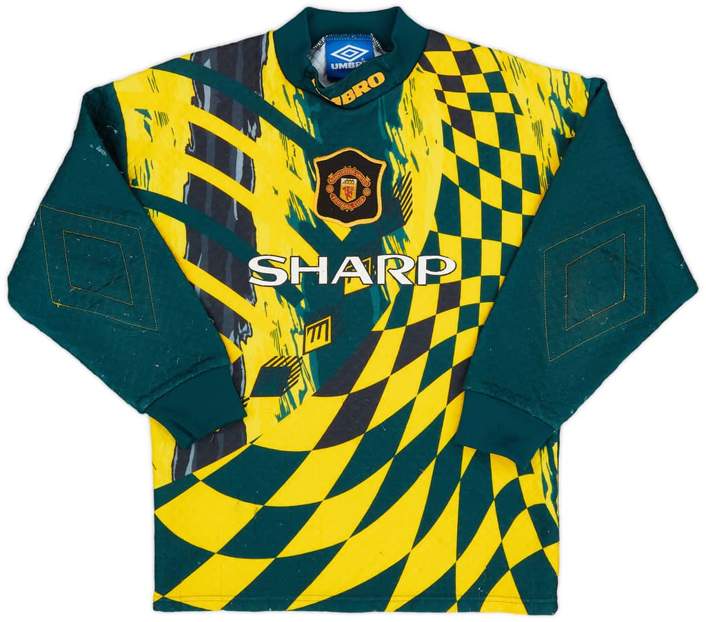 1994-96 Manchester United GK Shirt - 7/10 - (L.Boys)