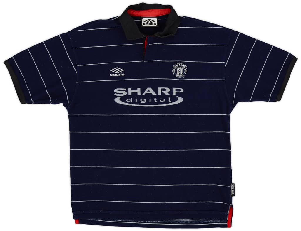1999-00 Manchester United Away Shirt - 8/10 - (M.Boys)