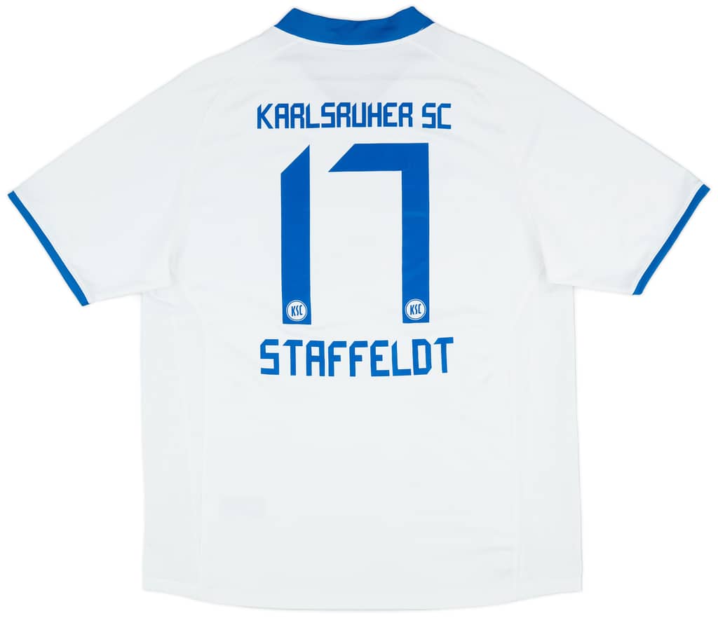 2009-10 Karlsruhe Away Shirt Staffeldt #17 - 8/10 - (XL)
