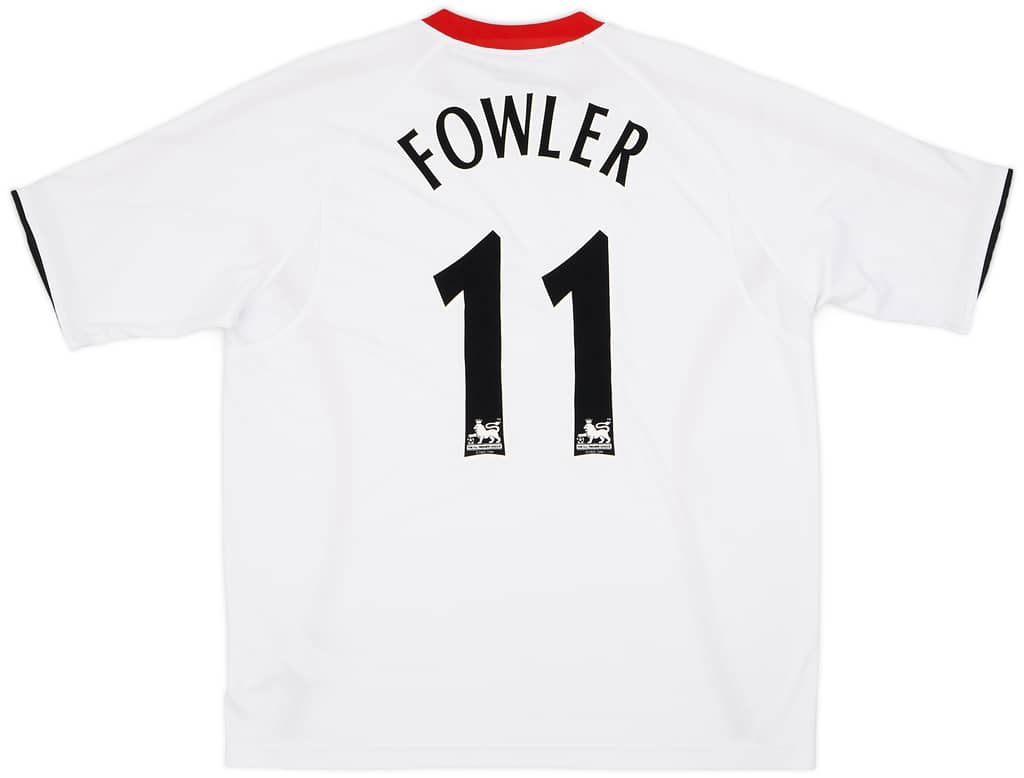 2005-06 Liverpool Away Shirt Fowler #11 - 9/10 - (XL)