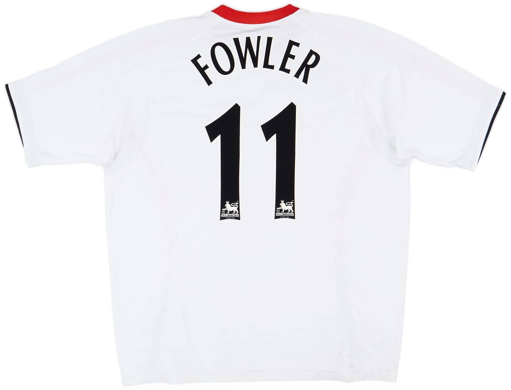 2005-06 Liverpool Away Shirt Fowler #11 - 7/10 - (XL)