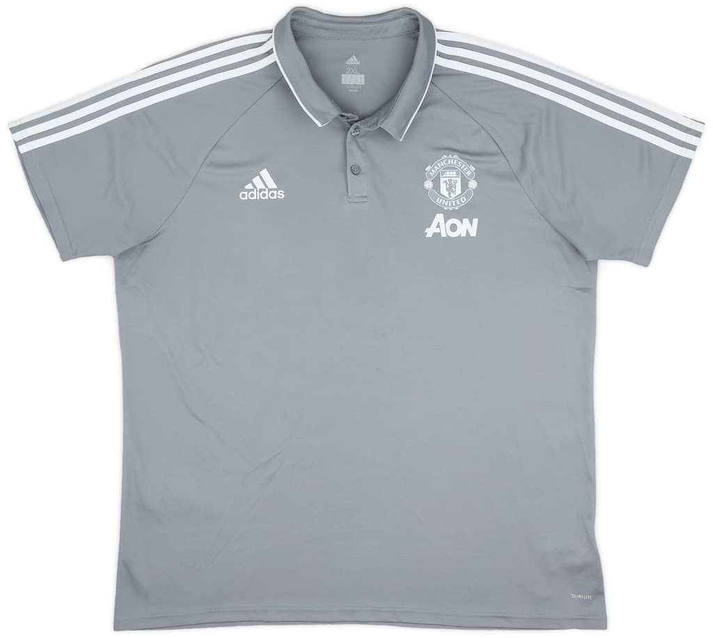 2017-18 Manchester United Training Polo Shirt - 9/10 - (XXL)