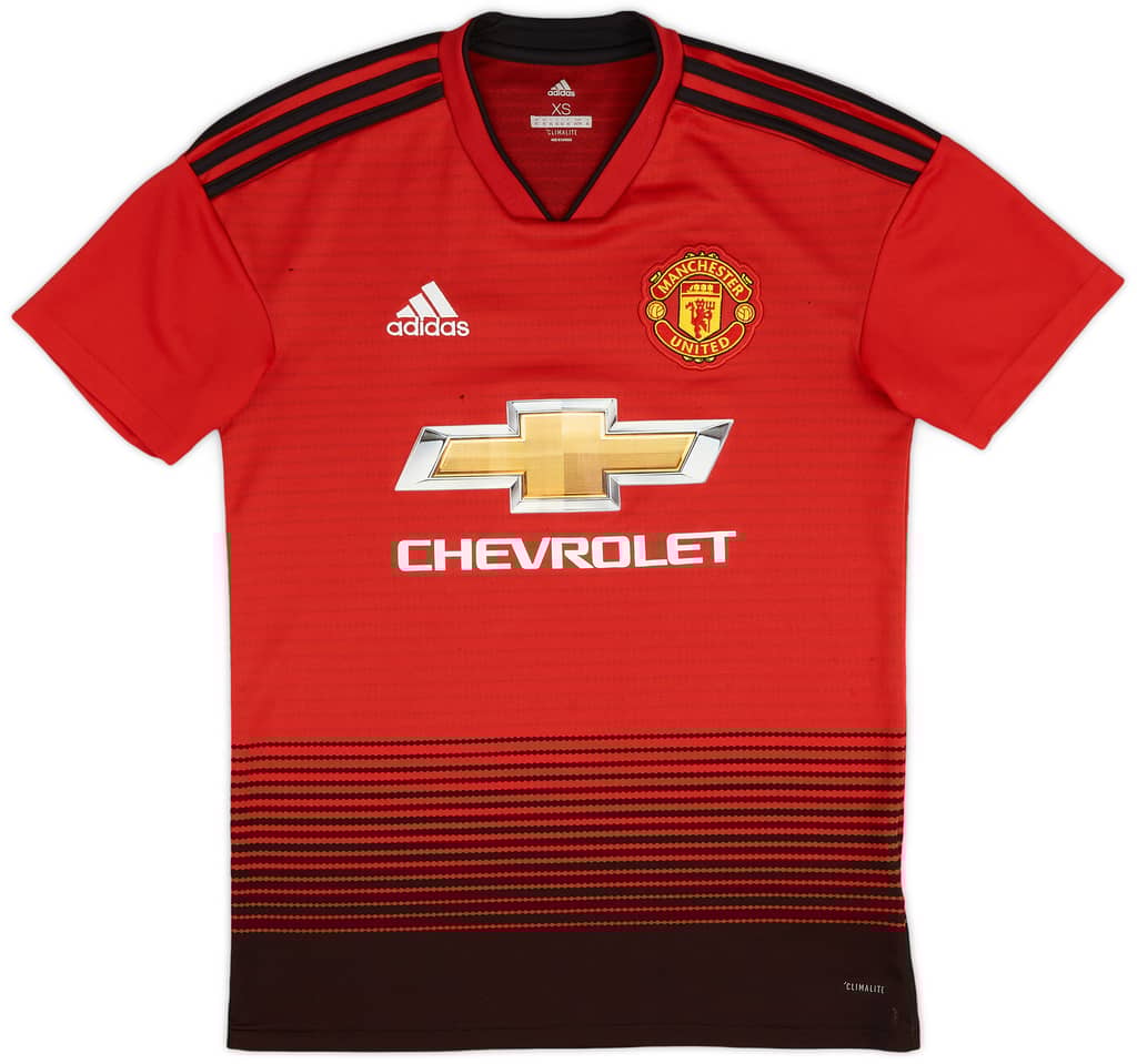 2018-19 Manchester United Home Shirt - 6/10 - (XS)