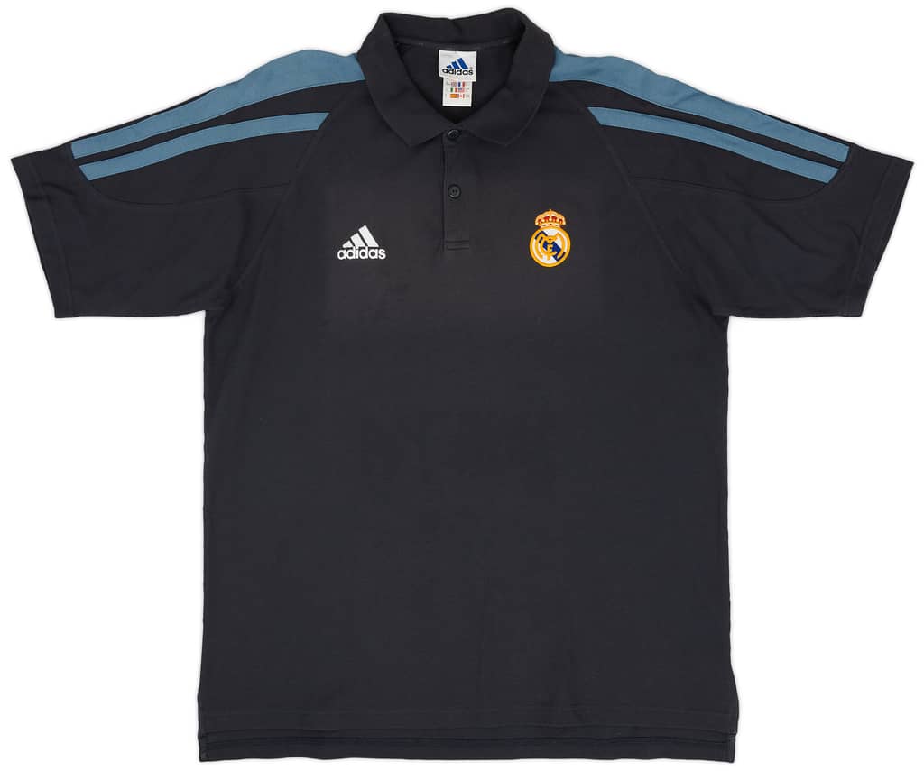 2001-02 Real Madrid adidas Polo Shirt - 9/10 - (XXL)