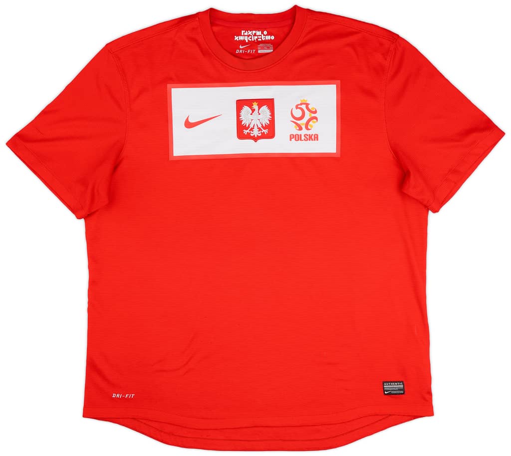 2012-13 Poland Away Shirt - 8/10 - (XXL)
