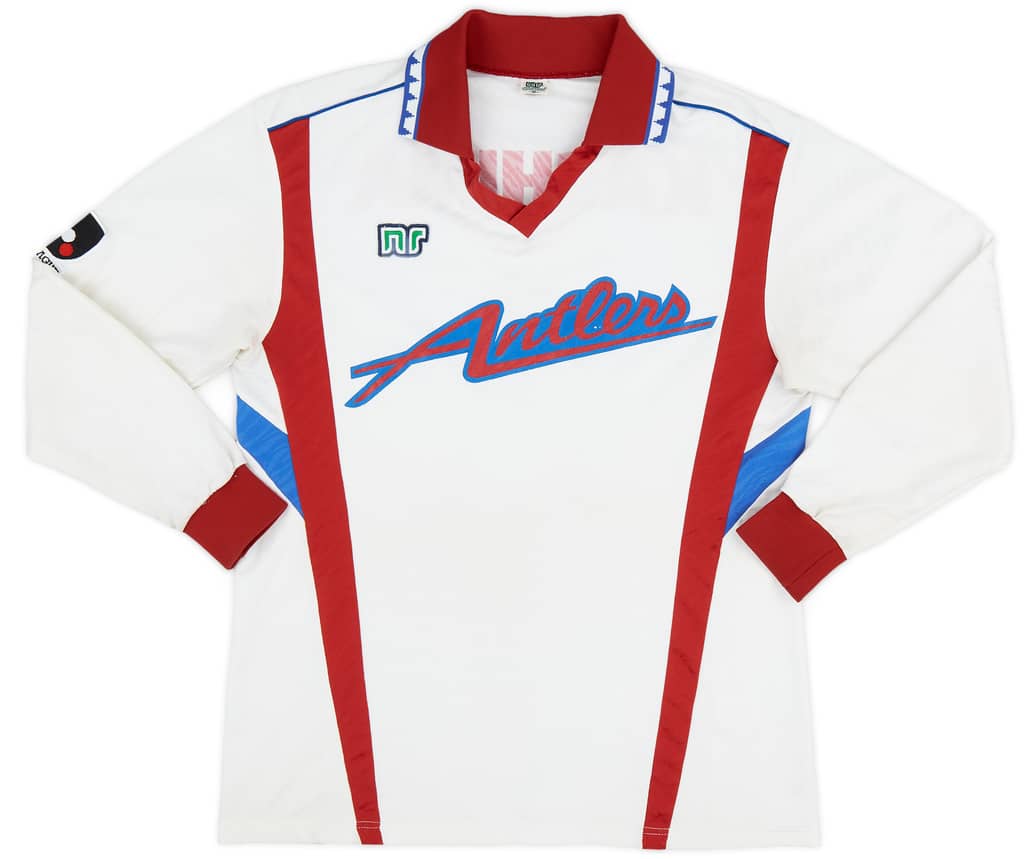 1992-93 Kashima Antlers Away L/S Shirt - 8/10 - (M)