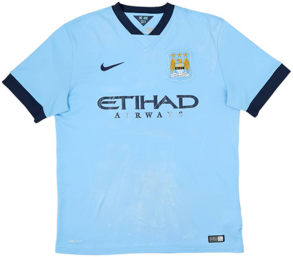 Camiseta de local del Manchester City 2014-15 - 4/10 - (L)