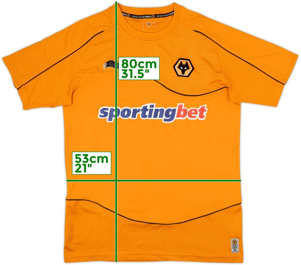 2011-12 Wolves Home Shirt - 9/10 - (L)