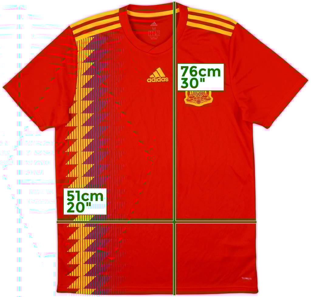 2018-19 Spain Home Shirt - 10/10 - (L)
