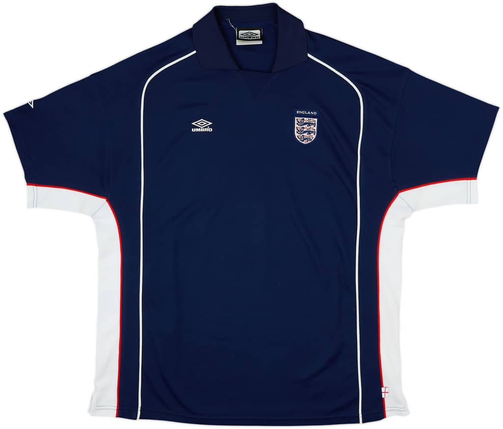 2000-01 England Umbro Training Shirt - 9/10 - (XXL)