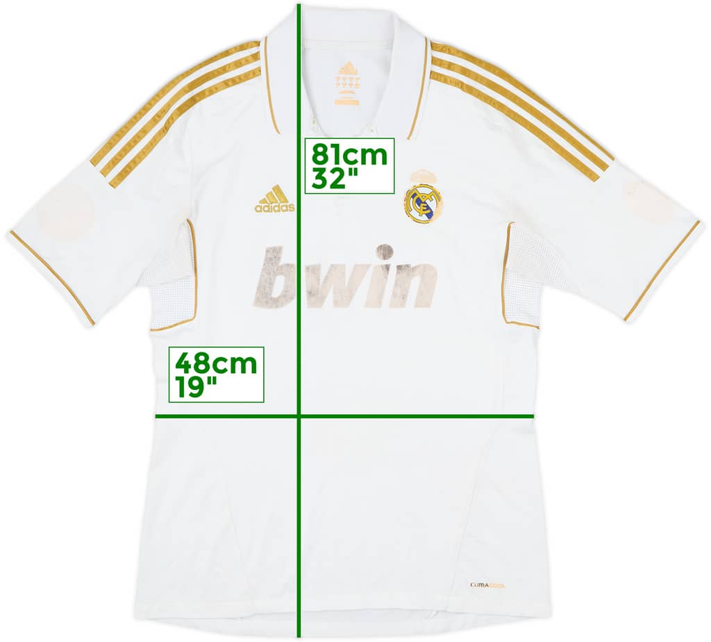 2011-12 Real Madrid Home Shirt - 4/10 - (M)