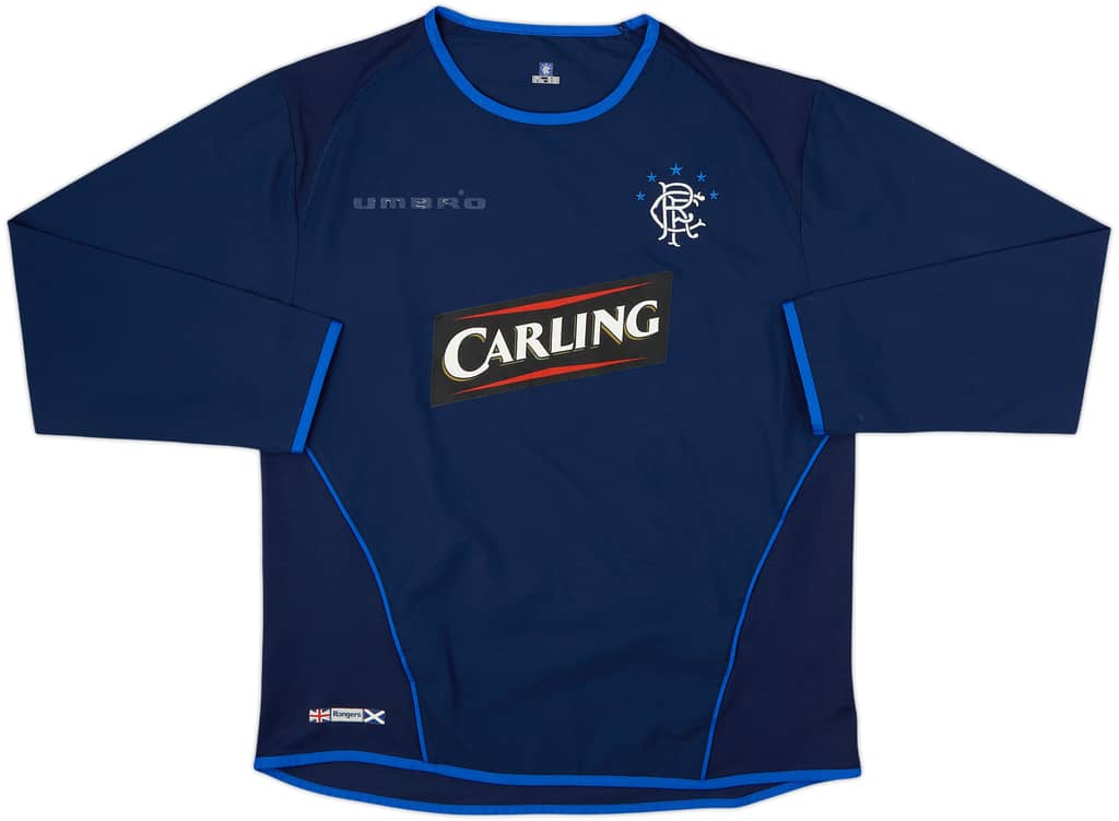 2005-06 Rangers Third L/S Shirt - 4/10 - (L)