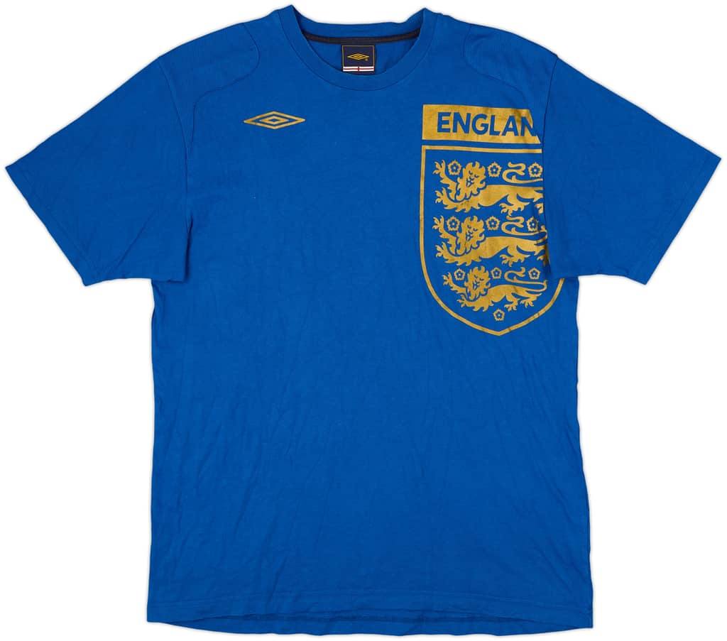 2005-06 England Umbro Graphic Tee - 9/10 - (L)