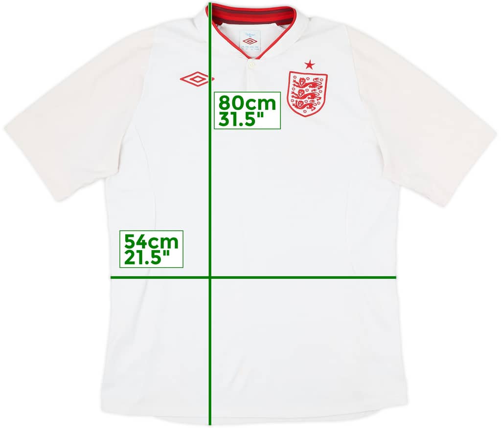 2012-13 England Home Shirt - 5/10 - (L)
