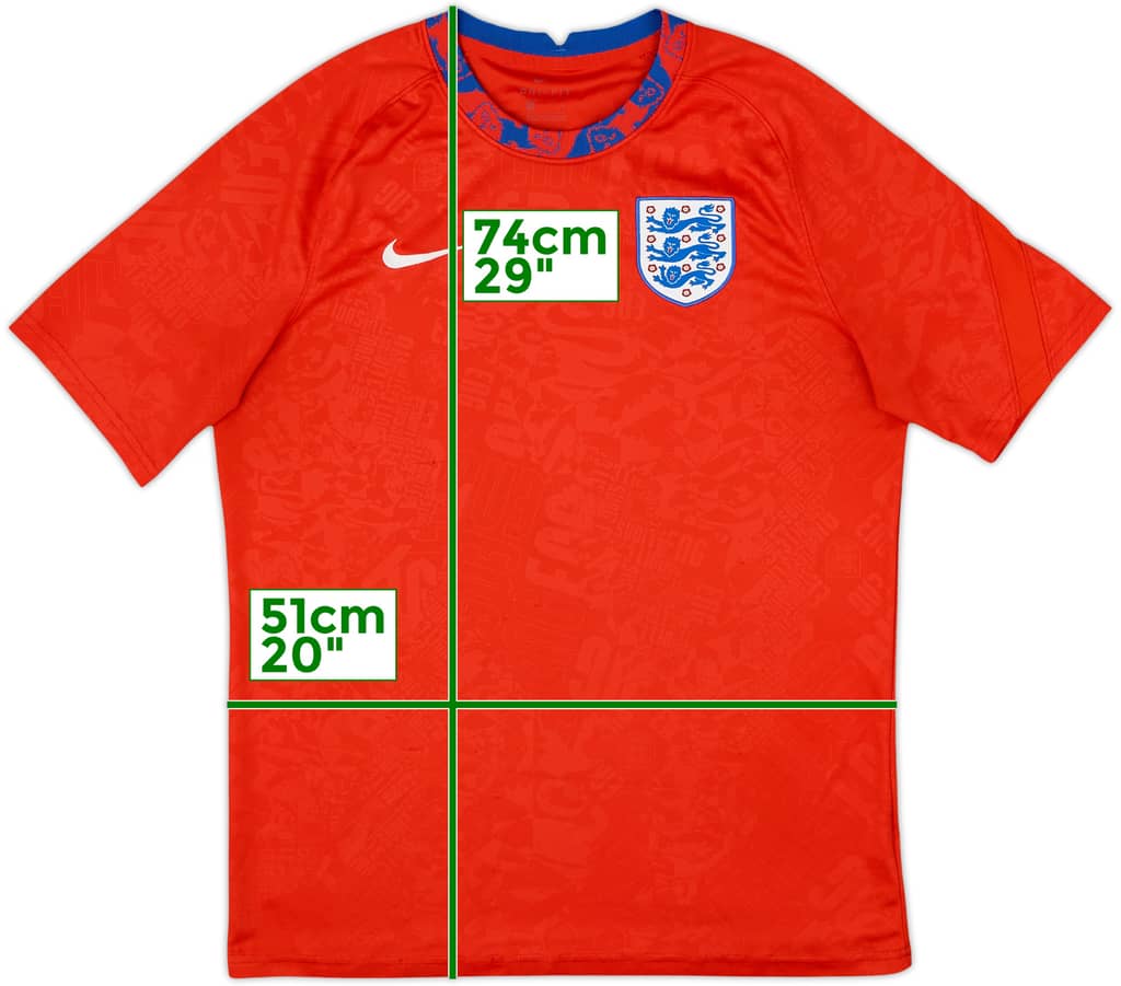 2020-21 England Nike Training Shirt - 7/10 - (L)