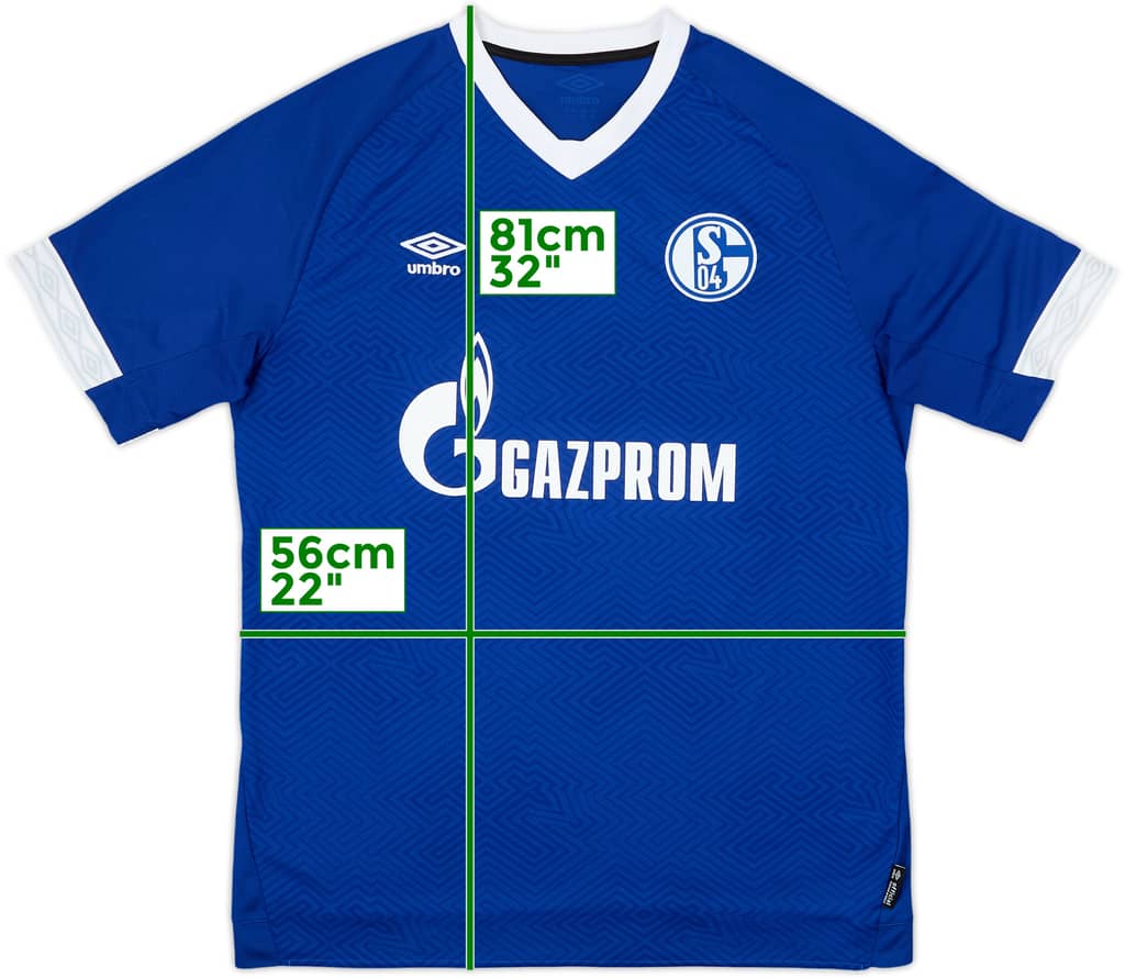 2018-19 Schalke Camiseta de local - 10/10 - (XL)